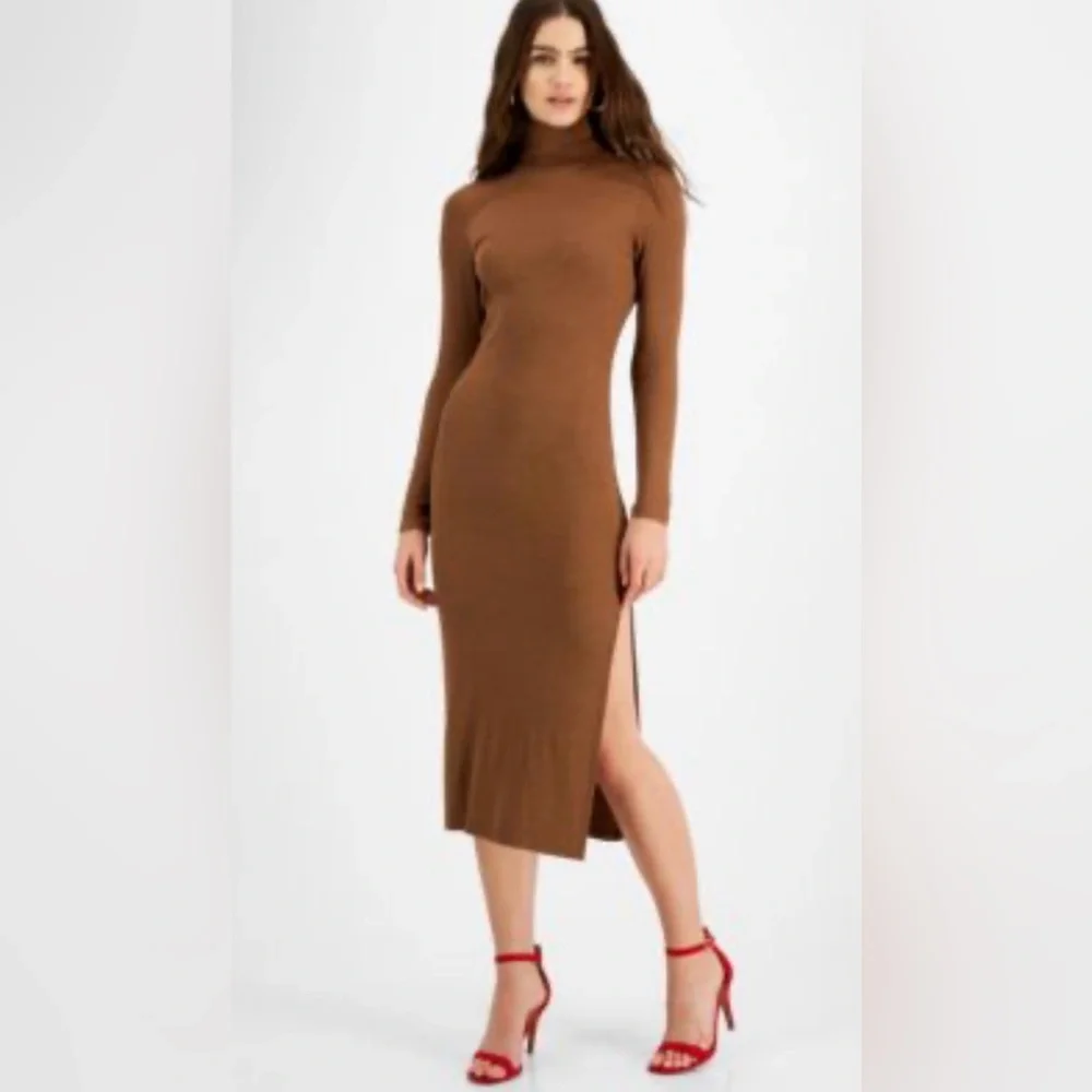 LNA (Revolve) Ribbed Tureneck Dress small